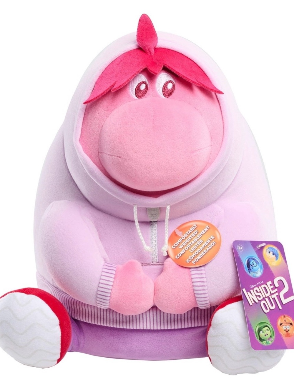 Inside Out 2 Pink Plush Bing Bong Hoodie weighted Plush